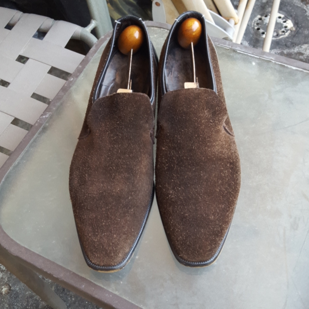 Bally men's brown shoes